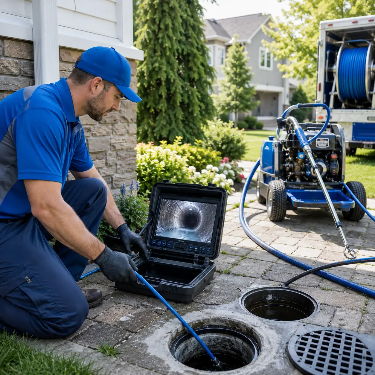 Outdoor drain cleaning professionals serving Jefferson Valley, NY